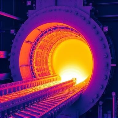 Thermografische Überwachung von Hochofenauskleidungen